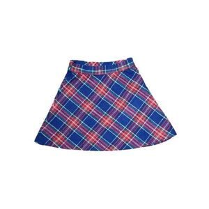 Vintage 90s Danskin Red Green Plaid Skirt Girls size 4 Christmas Outfit